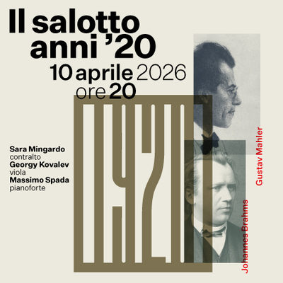 Il salotto anni venti
Sara Mingardo, Georgy Kovalev, Massimo Spada